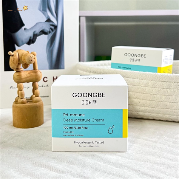 Kem dưỡng ẩm GoongBe Pri-immune cream cho bé từ sơ sinh hũ 180gr (có tem phụ TV)