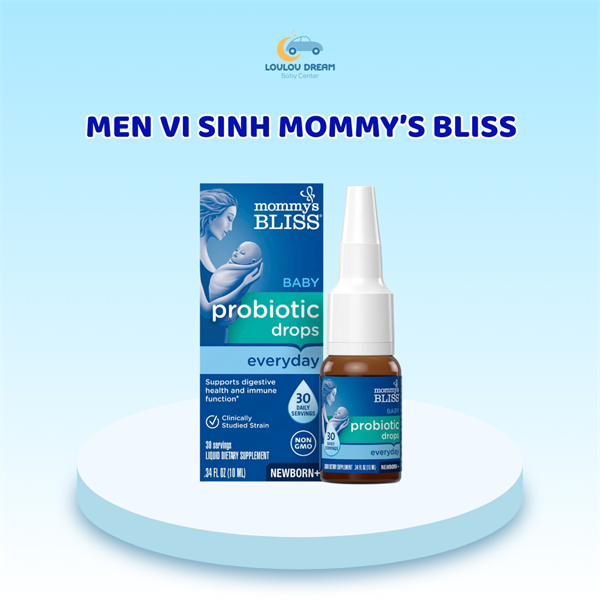 Men vi sinh Mommy Bliss Baby Probiotic drops MỸ 10ML (từ sơ sinh)