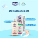 Dầu massage mát xa Chicco Italy cho bé từ sơ sinh 200ml