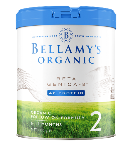 Sữa Bellamy’s Organic A2 số 2 800gram ( 6-12 tháng tuổi)