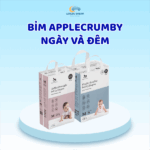 Bỉm Applecrumby Mini đêm dán size NB