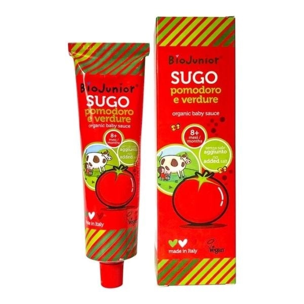 Sốt cà chua hữu cơ cho bé Bio Junior 150g từ 8m+