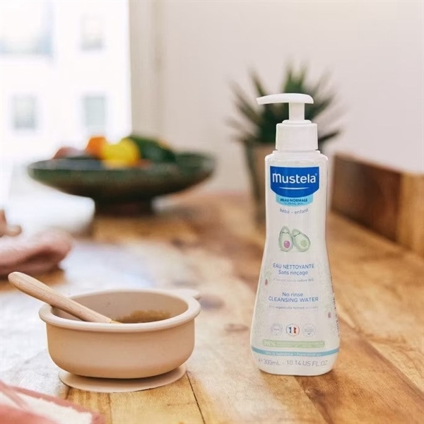 Nước làm sạch da Mustela Eau Nettoyant Pháp 500ML từ sơ sinh