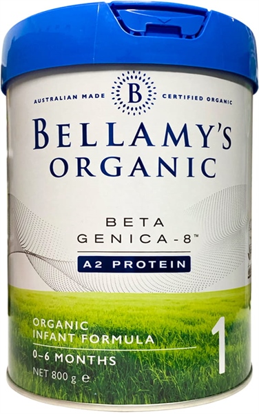 Sữa Bellamy’s Organic A2 số 1 800gram (0-6 tháng tuổi)