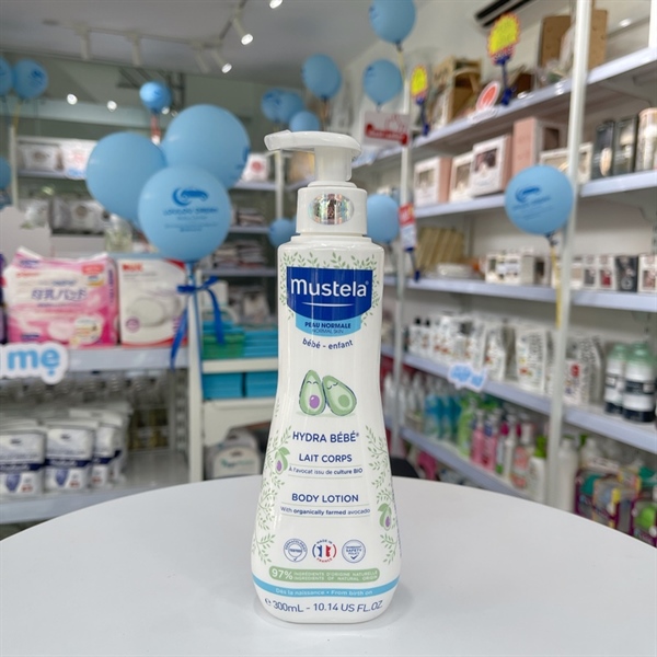 Kem dưỡng da toàn thân Mustela Hydra Bebe Body Lotion 300ml