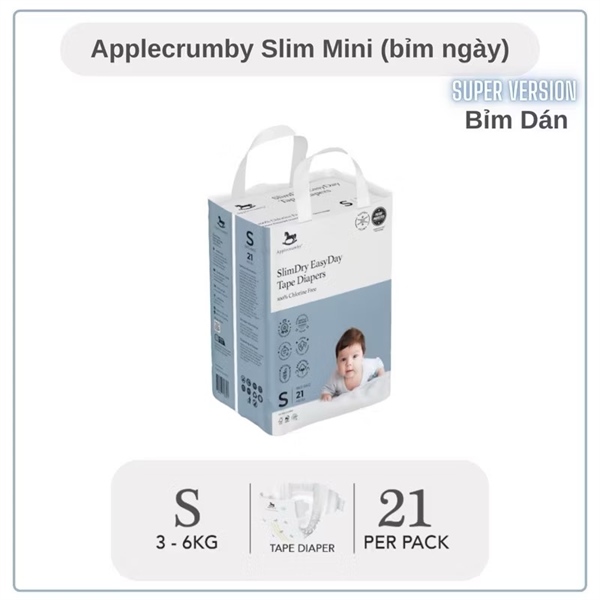 Bỉm Ngày Applecrumby Mini