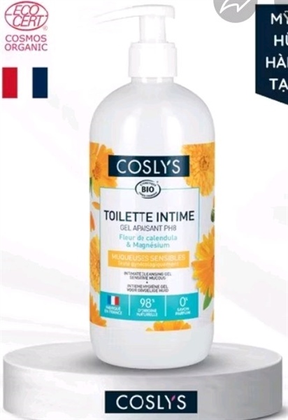 Dung dịch vệ sinh Coslys phụ nữ hoa cúc hữu cơ 500ml