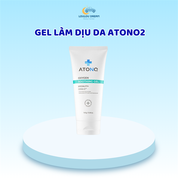 Soothing gel làm dịu da hữu cơ Oxygen Atono2 cho bé mini size (0M+) 30g