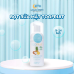 Sữa rửa mặt tạo bọt hữu cơ cho bé 5-14Y+ Toofruit dừa – dứa 100ml