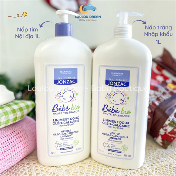 Kem thay tã bỉm Jonzac Bebe Bio Pháp 500ml