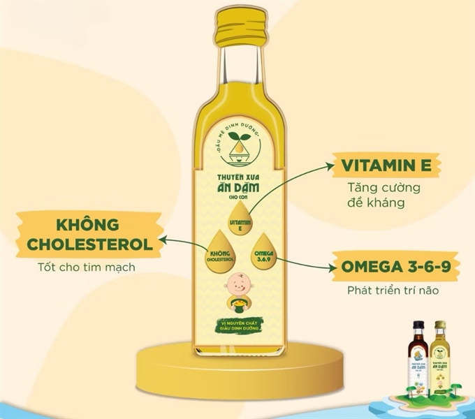 Dầu ăn dặm mè dinh dưỡng Thuyền Xưa 65ml