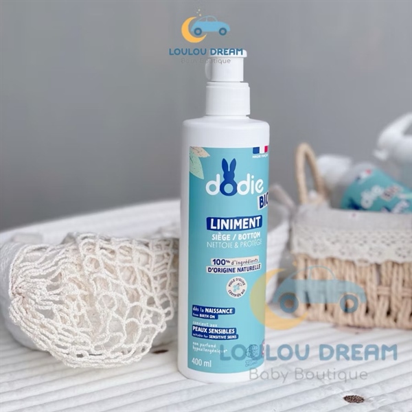 CM 399k￼Kem thay tã bỉm hữu cơ Dodie Liniment Bio 400ml