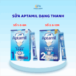 Sữa Aptamil dạng thanh số 2, trọng lượng 600gram hộp 24 thanh (6-12M) – DATE 2/26