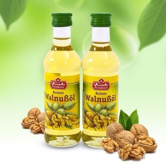 Dầu ăn dặm óc chó Kunella Feinkost WalnuBol 100ml (Đức)