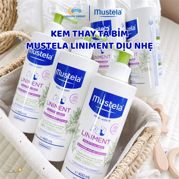 ￼Kem thay tã bỉm Mustela Liniment 400ml nội địa Pháp