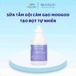 Sữa tắm gội Moogoo chiết xuất cám gạo Bubbly Wash Úc – 500ml