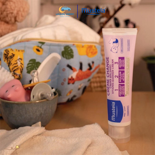 Kem hăm 123 Vitamin Barrier Cream Mustela Pháp 50ml