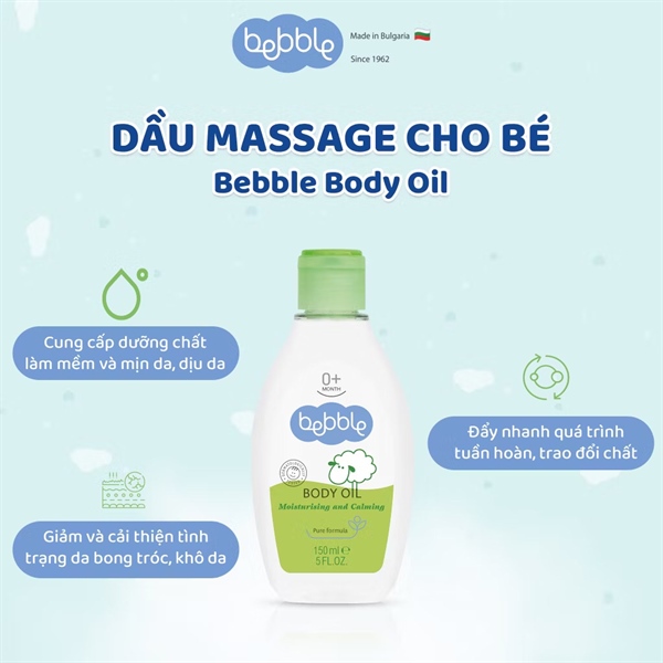 Dầu Massage Bebble Body Oil – 200ml
