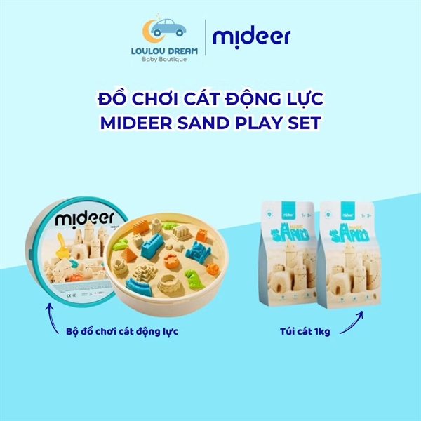 ORDER Đồ chơi cát động lực Mideer sand play set MD4307