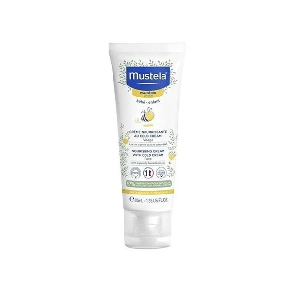 Kem Dưỡng Da Mặt Cho Da Khô Mustela 40ml
