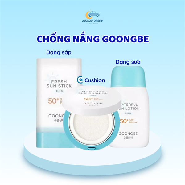 Kem chống nắng Goongbe lotion dạng sữa 80g từ 0M+