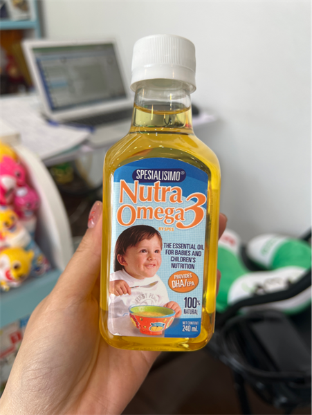 Dầu cá HỒI Nutra Omega 3 240ml từ 7m