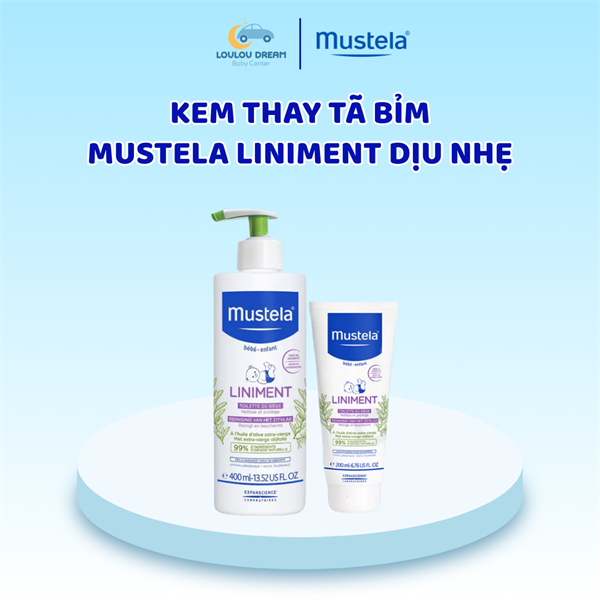 ￼Kem thay tã bỉm Mustela Liniment 400ml nội địa Pháp