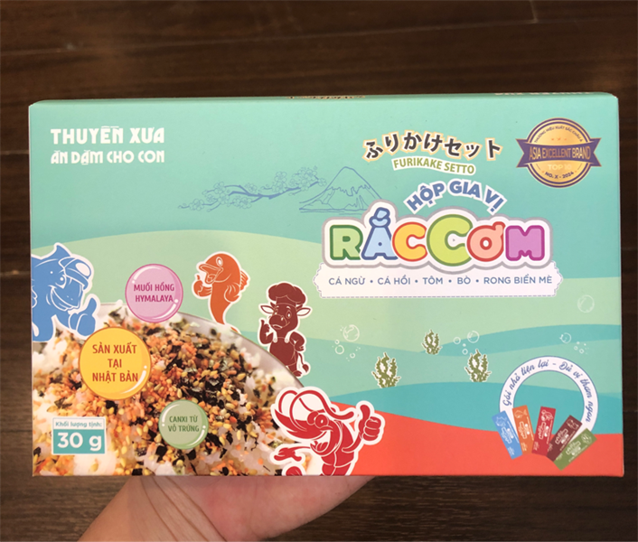 Gia vị rắc cơm Thuyền Xưa 12m+ mix vị