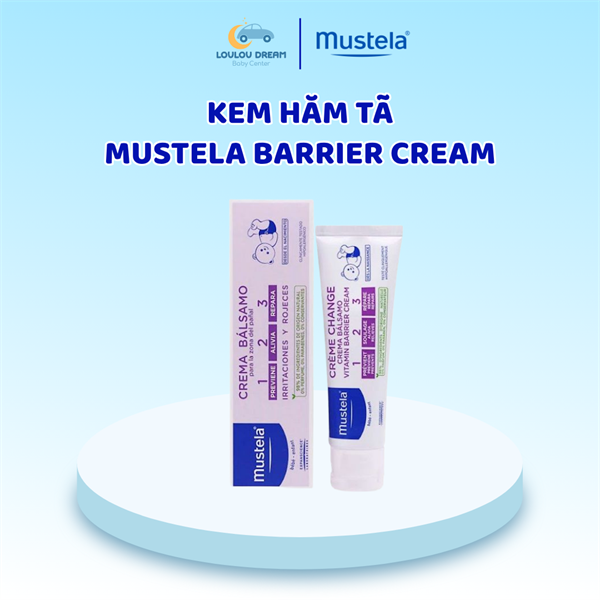 Kem hăm 123 Vitamin Barrier Cream Mustela Pháp 50ml