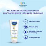 Sữa Dưỡng Da Toàn Thân cho da khô Mustela 200ml