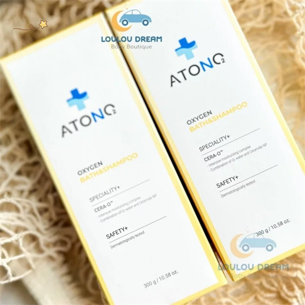 Sữa tắm gội 2-in-1 Oxygen Atono2 dịu nhẹ cho bé mini size (0M+) 30g