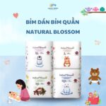 Bỉm dán Natural Blossom NEWBORN (<5kg) bịch 30 Miếng