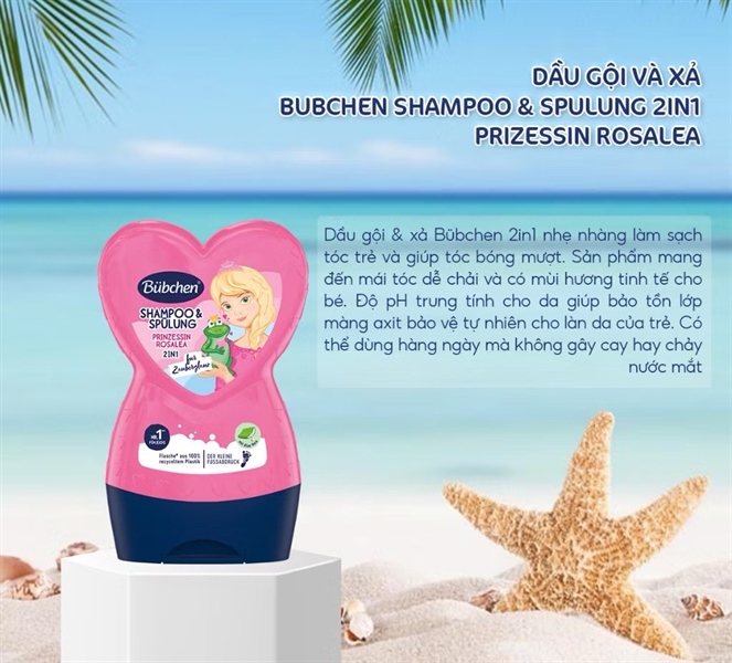 CM Tắm gội Bubchen Prinzessin rosalea