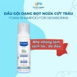 Dầu gội dạng bọt Mustela ngừa cứt trâu 150ml bé từ sơ sinh