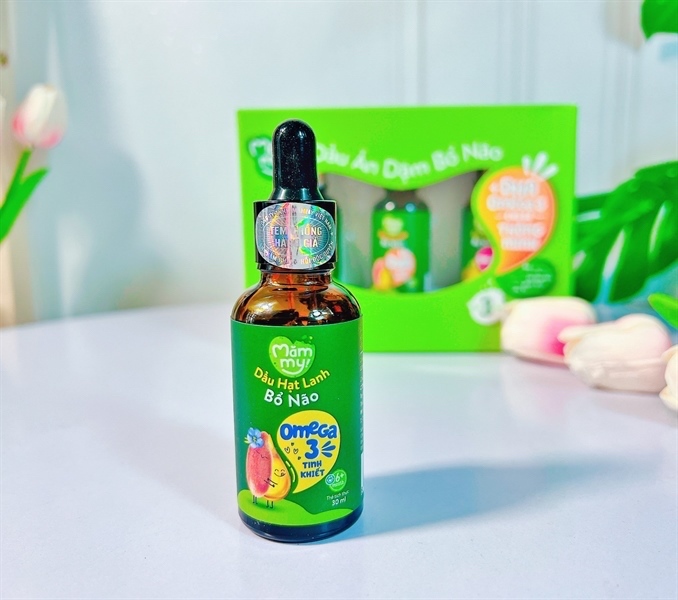 Set 3 dầu ăn dặm bổ não cho bé ( cá hồi olive, hạt Lanh)