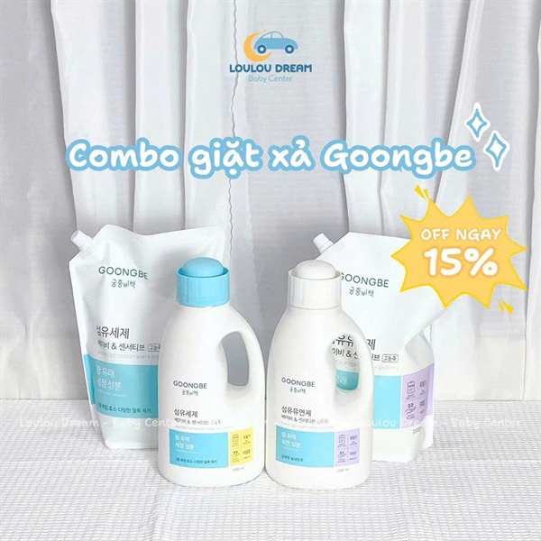 Nước Giặt Quần Áo GOONGBE Laundry Detergent Baby & Sensitive