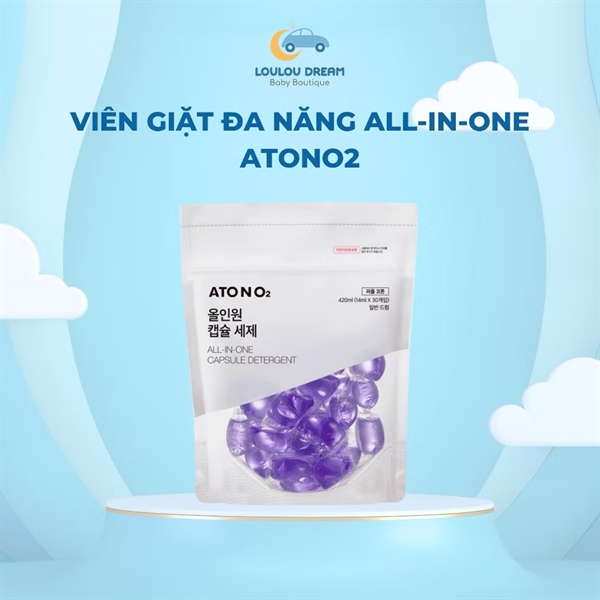 Viên giặt đa năng Atono2 Atono All in one túi 30 viên