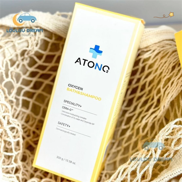 Sữa tắm gội 2-in-1 Oxygen Atono2 dịu nhẹ cho bé mini size (0M+) 30g
