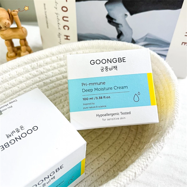 Kem dưỡng ẩm GoongBe Pri-immune cream cho bé từ sơ sinh hũ 180gr (có tem phụ TV)