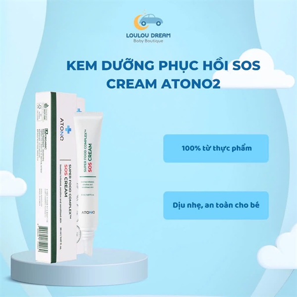 Kem Phục Hồi Atono2 SOS Cream Hàn Quốc 20ml (0M+)