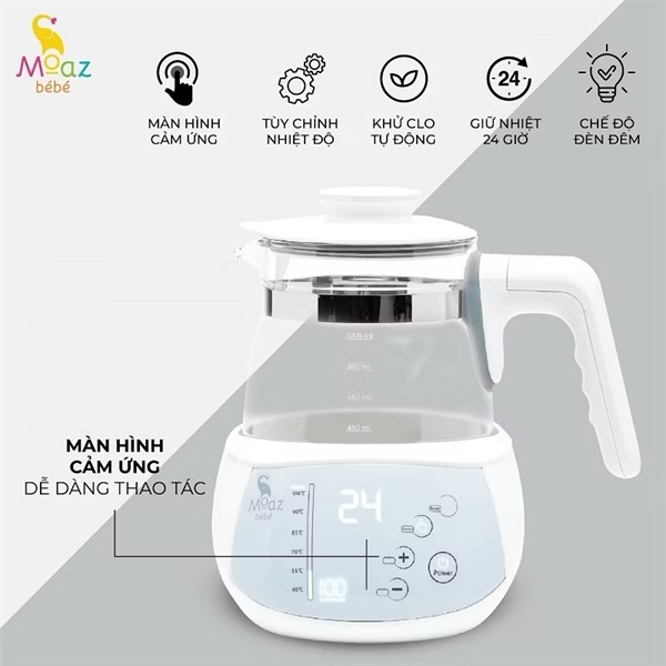 Bình đun nước thông minh Moaz BéBé MB002
