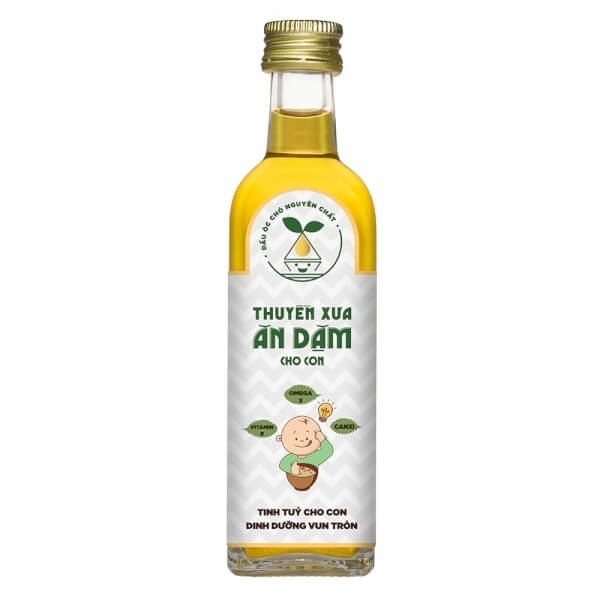 Dầu ăn dặm óc chó Thuyền Xưa 65ml