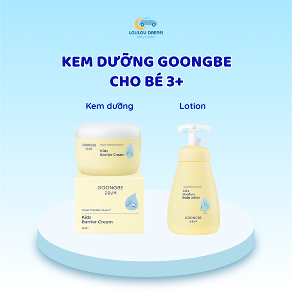 Kem Dưỡng Ẩm GOONGBE Barrier Cream HŨ 180ml từ 36m+