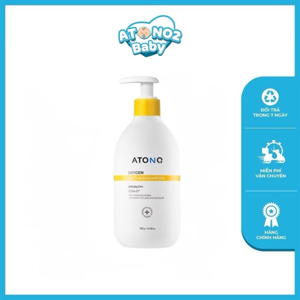Sữa tắm gội 2in1 Oxygen Atono2 Hàn Quốc 300g( 0m+)