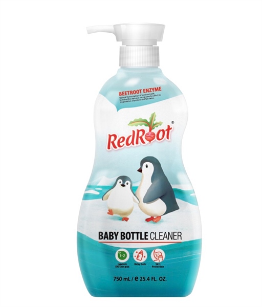 Nước rửa bình sữa kháng khuẩn Redroot chai lớn 750ml