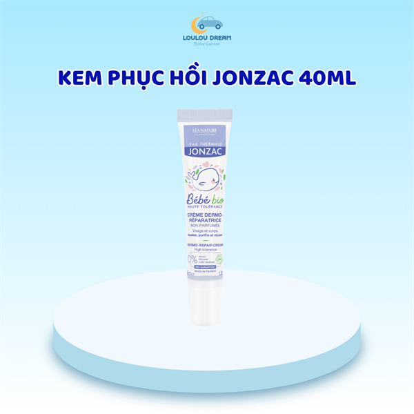 Kem dưỡng ẩm phục hồi da Jonzac Bebe Pháp 40ml