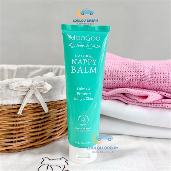 Kem chống hăm tã MooGoo Baby Nappy Balm Australia Từ 0M+