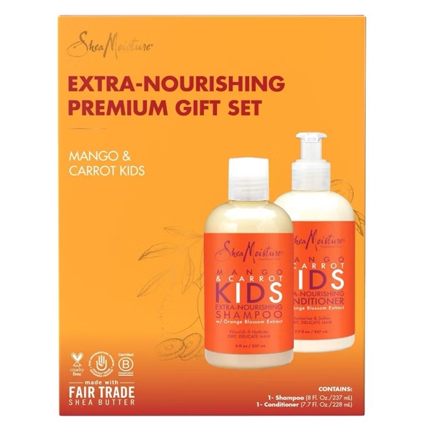 Dầu gội + Dầu xả Shea Moisture Mango & Carrot Kids