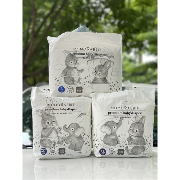 Tã quần Classic Momo Rabbit L28 8-12KG