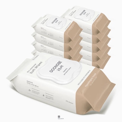 Khăn ướt goongbe Primmune Soft wipes 70 tờ